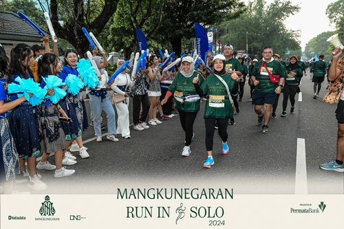 Race photo from Mangkunegaran Run 2024