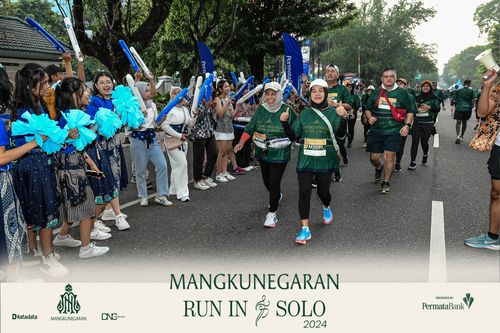 Race photo from Mangkunegaran Run 2024