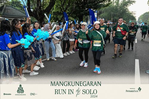 Race photo from Mangkunegaran Run 2024