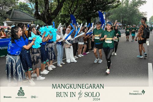 Race photo from Mangkunegaran Run 2024