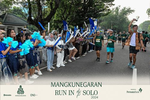 Race photo from Mangkunegaran Run 2024