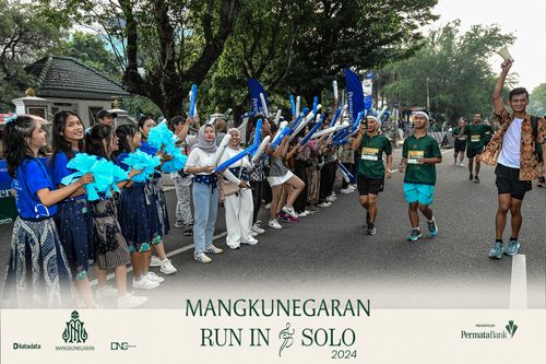 Race photo from Mangkunegaran Run 2024