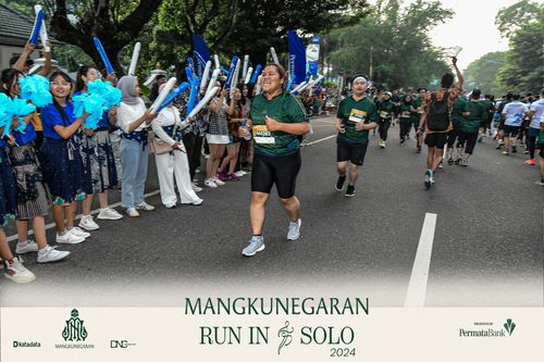 Race photo from Mangkunegaran Run 2024