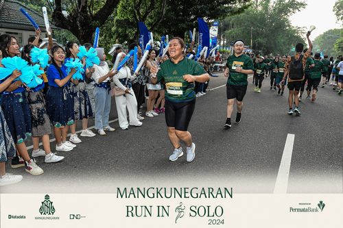 Race photo from Mangkunegaran Run 2024