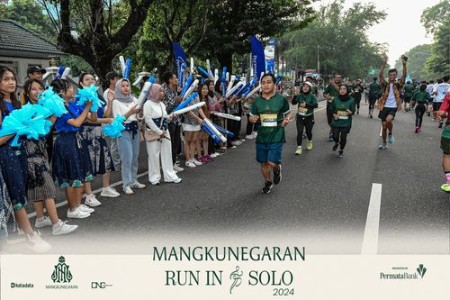 Race photo from Mangkunegaran Run 2024