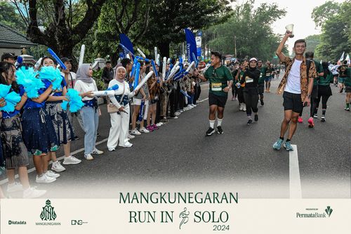 Race photo from Mangkunegaran Run 2024