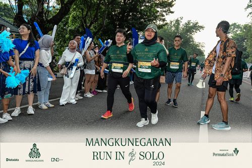 Race photo from Mangkunegaran Run 2024