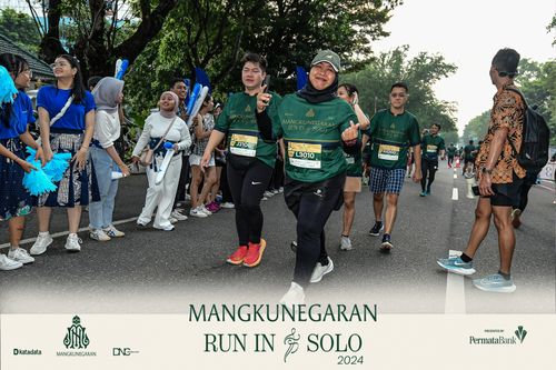 Race photo from Mangkunegaran Run 2024