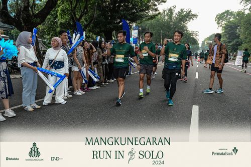 Race photo from Mangkunegaran Run 2024