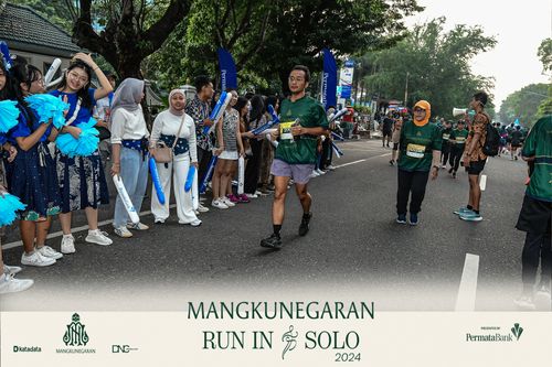 Race photo from Mangkunegaran Run 2024