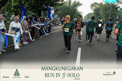 Race photo from Mangkunegaran Run 2024