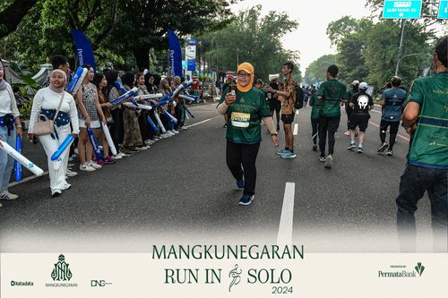Race photo from Mangkunegaran Run 2024