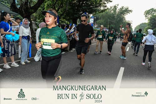 Race photo from Mangkunegaran Run 2024