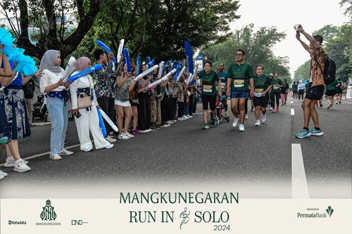 Race photo from Mangkunegaran Run 2024