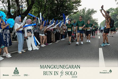 Race photo from Mangkunegaran Run 2024