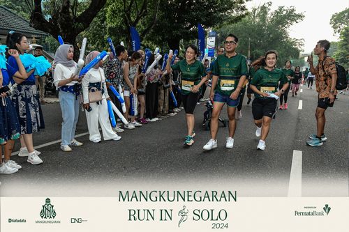 Race photo from Mangkunegaran Run 2024