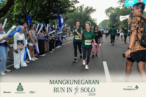 Race photo from Mangkunegaran Run 2024