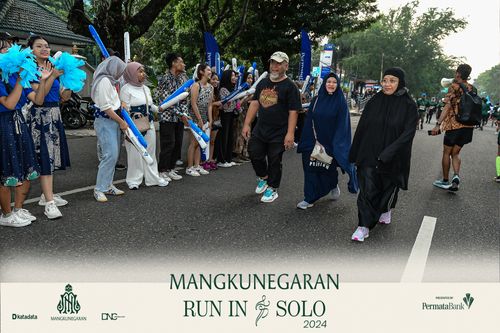 Race photo from Mangkunegaran Run 2024