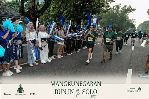 Race photo from Mangkunegaran Run 2024