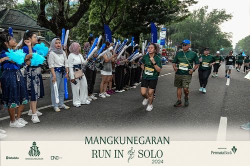 Race photo from Mangkunegaran Run 2024
