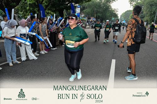 Race photo from Mangkunegaran Run 2024