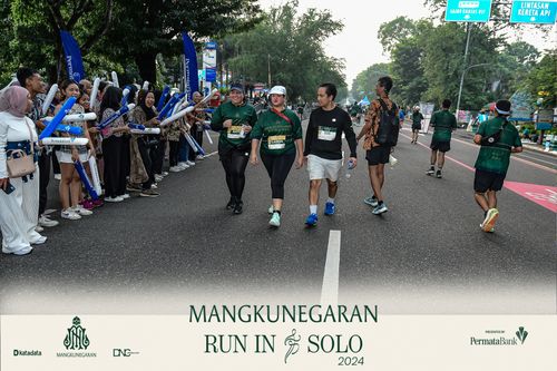 Race photo from Mangkunegaran Run 2024