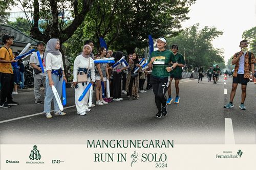 Race photo from Mangkunegaran Run 2024