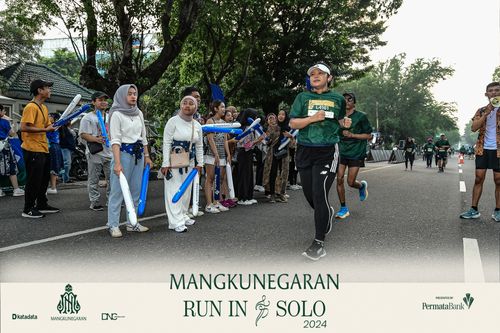 Race photo from Mangkunegaran Run 2024