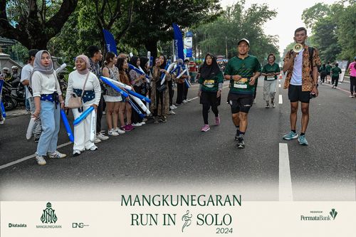 Race photo from Mangkunegaran Run 2024