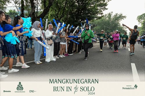 Race photo from Mangkunegaran Run 2024