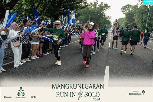 Race photo from Mangkunegaran Run 2024