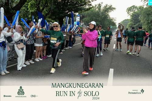 Race photo from Mangkunegaran Run 2024