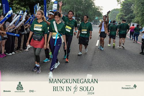 Race photo from Mangkunegaran Run 2024