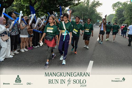 Race photo from Mangkunegaran Run 2024