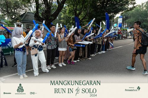 Race photo from Mangkunegaran Run 2024