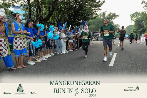 Race photo from Mangkunegaran Run 2024