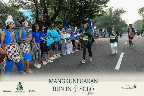 Race photo from Mangkunegaran Run 2024