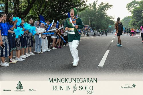 Race photo from Mangkunegaran Run 2024