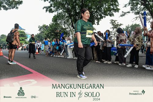 Race photo from Mangkunegaran Run 2024