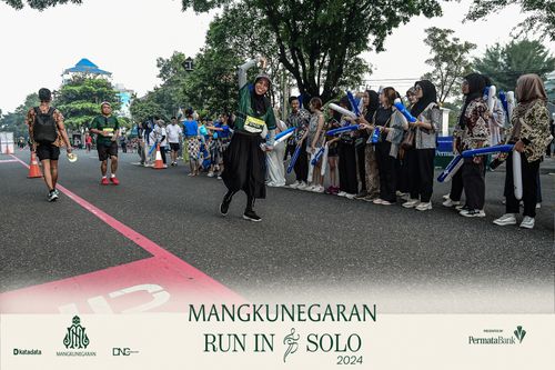 Race photo from Mangkunegaran Run 2024