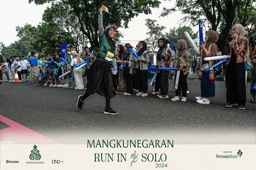 Race photo from Mangkunegaran Run 2024