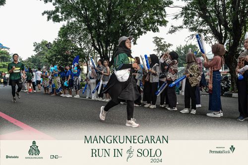 Race photo from Mangkunegaran Run 2024