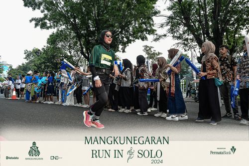 Race photo from Mangkunegaran Run 2024