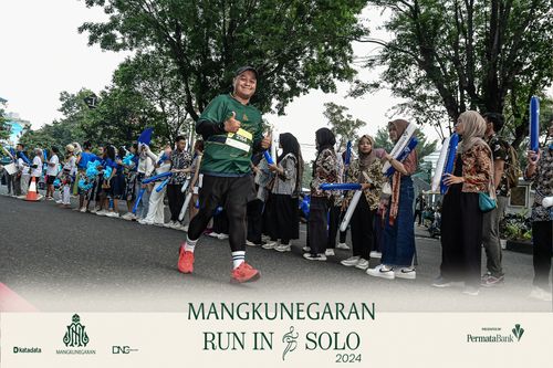 Race photo from Mangkunegaran Run 2024