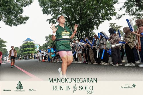 Race photo from Mangkunegaran Run 2024