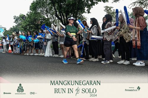 Race photo from Mangkunegaran Run 2024