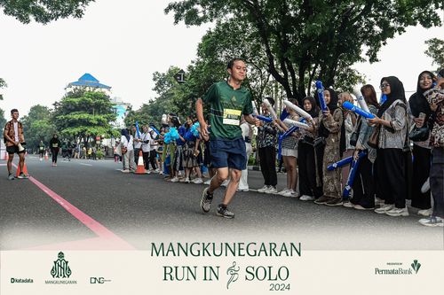 Race photo from Mangkunegaran Run 2024