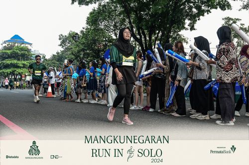 Race photo from Mangkunegaran Run 2024