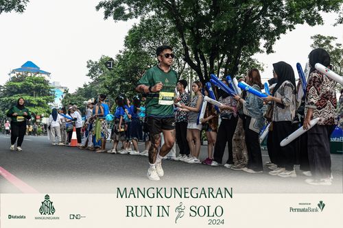 Race photo from Mangkunegaran Run 2024