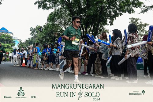 Race photo from Mangkunegaran Run 2024